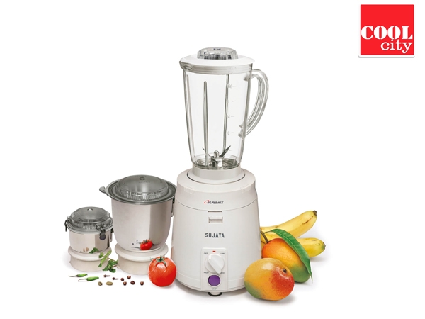 SUJATA  - 3 JAR MIXER  - SUPERMIX - WHITE